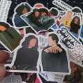 25pcs GINNY AND GEORGIA sticker pack based on the tv show netflix movie series marcus ginny georgia peach summer teen school aesthetic cool fun stickers for journalling. 