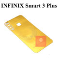 Smart 3 Plus 24k Back Golden Protector For Infinix Smart 3 Plus. 