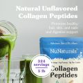 Nunaturals Collagen Peptides Powder (Type I, III), for Skin, Hair, Nail, and Joint Health, 5 lbs. 