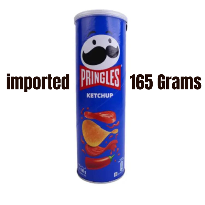 Pringles Bursting Ketchup Potato Chips 165 Grams (Imported)