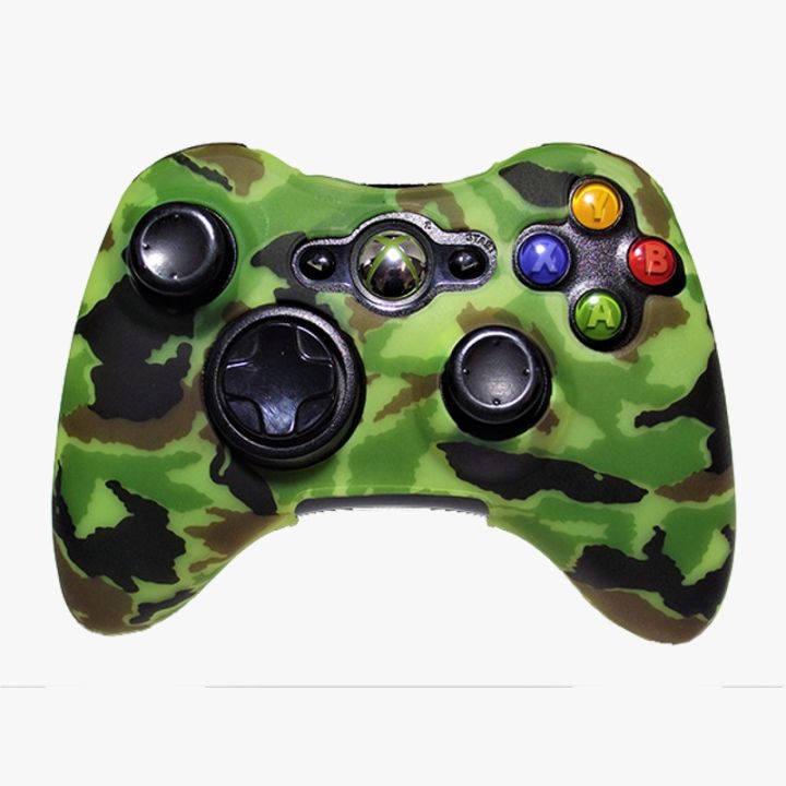 Silicone%20Cover%20Case%20Skin%20for%20Xbox%20360%20Controller%20Camo+Black%20-%20Image%204