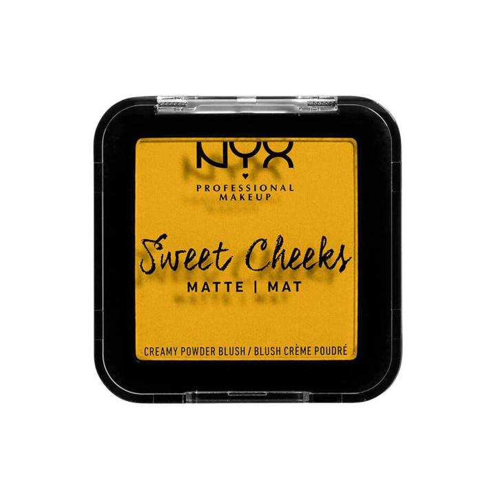 NYX Professional Makeup - Cosmetics Sweet Cheeks Creamy Powder Matte Blush Silence is Golden