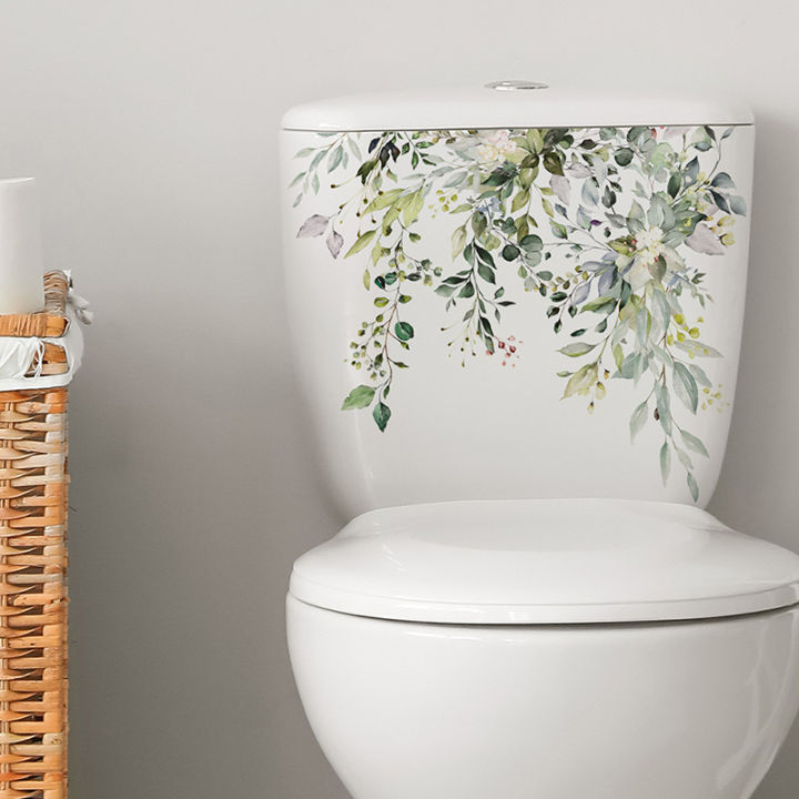 Green%20Plant%20Leaves%20Wall%20Sticker%20Bathroom%20Toilet%20Decor%20Living%20Room%20Cabinet%20Home%20-%20Image%202