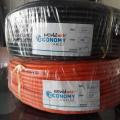 16mm cable worldwide 10 yard double orange/black. 