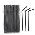 BLACK STRAWS ( PACK OF 100 PLASTIC STRAWS ). 
