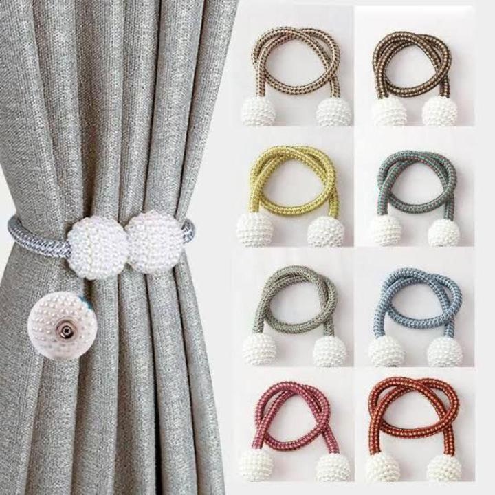 2 PCS Magnetic Curtain Tiebacks European Style Drapery Holders