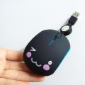 Computer Mouse For Laptop Small Cute Cartoon Girl Mouse USB Creative Wired Silent Mouse For Apple Laptop Mac Notebook 1200Dpi. 