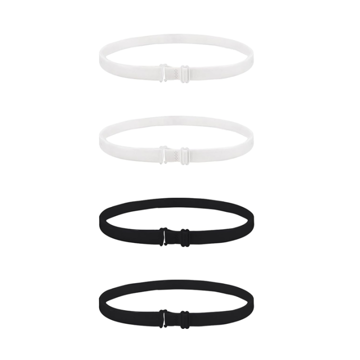 4 PCS Crop Adjustable Band Kit Crop Tool for Shirt, Crop Band Set for Tucking Shirts, Elastic Belts for Women Tops, Shirt Band