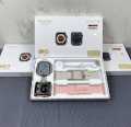 Fendior Couple Smart Watches Set with Wireless Charger and Gift Box. 