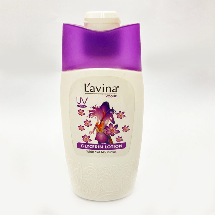 Lavina Vogue - Glycerin lotion - Whitens $ Moisturises - 220 Gram