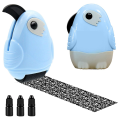 Stamp Roller Protection Roller with Box Opener, Including 3 Pack Refills Ink. 