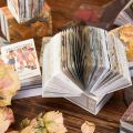 RHS Online 200PCS Mini Times Pictorial Series Basic Material Book Memo Pad Paper Mail Card Journal Planner Diary Crafts DIY Scrapbooking. 