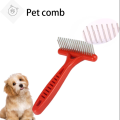 Pet Grooming Comb Stainless Steel Pet Comb Grooming Comb Double Sided Pet Comb Random Color. 