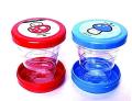Safdar Mart- Set of 2 Attractive Magic Glass for Kids, Folding Collapsible Magic Cup, Foldable Mug Glass for Travel, Outdoors, Hiking (Multicolor). 