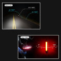 Bike Lights Bicycle Lights Front and Back USB Rechargeable Bike Light Set Super Bright Front and Rear Flashlight LED Headlight Taillight Splash-proof Easy To Install. 