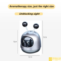 Car Air Aromatherapy Robot Air Freshener Auto Dashboard Perfume Fragrance Diffuser Essential Oil Diffuser Auto Perfume Diffuser. 