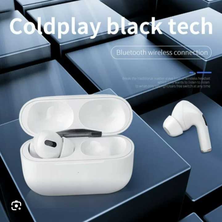 Airpods Air Pro 3rd Gen TWS (True Wireless Stereo) Bluetooth Earbuds Dual Earphones Headset (Connect With All Bluetooth Devices).