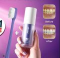 Hismile V34 Purple Toothpaste, Teeth Whitening Kit, Hismile Toothpaste & Teeth Whitening Strips, Color Corrector Oral Mousse, Whitening Serum (30ml). 