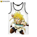 Hot Anime The Seven Deadly Sins Nana Printed 3D Vest Men Women Children Fashion Casual Streetwear Tops Cool Tank Tops Clothes. 