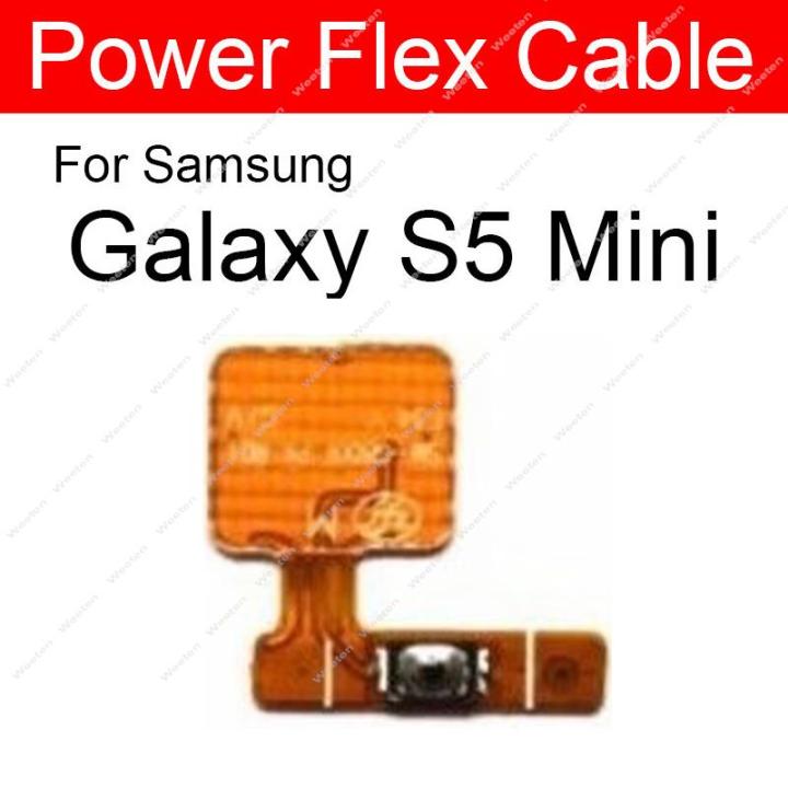Power Volume Button Flex Cable For Samsung Galaxy S5 G900F G900H / S5 Mini G800F Power Volume Switch Flex Ribbon Repair Parts