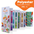 Candle Thread Polyester Shade Card. 