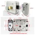 Electric rim lock - door lock - main gate lock 12V DC RF ID card and tag 125Khz with keys - Security lock. 