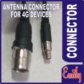 EMILY ANTENNA CONNECTOR FOR EVO WINGLE CHARJI BOLT DONGLE NITRO CLOUD MIFI BLAZE AND ALL OTHER INTERNET DEVICES WITH 60 FEET WIRE COMPLETE SET. 