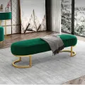 Skyrise- 3 Seater Luxury sofa sitting Stool With Metal Stand- sofa Chair Stool, customization. 