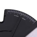 Guide Skinfold Calipers Analyzer Slim Fitness Measurement Black. 