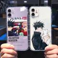 Jujutsu Kaisen Satoru Gojo anime Phone Case Transparent soft For iphone 5 5s 5c se 6 6s 7 8 11 12 plus mini x xs xr pro max. 