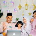 6pcs/set Eid Mubarak Decoration Star Moon Paper String Garland Hanging Banner Ramadan Muslim Party Backdrop Supplies. 