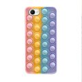 Fidget Toy Case Pop Bubble Silicone Rubber Phone Cover For VIVO Y81 Y83 Pop it Cases. 