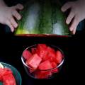 Melon Slicer Cutter, Watermelon Fork Slicer, 5.91'', Creative Stainless Steel Tableware, Summer Fruit Cutting Fork, Melon Cutter Slicer Tool. 