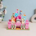 Cartoon Castle Building Model Paper Cardboard 3D Jigsaw Puzzle For Kids Handmade DIY Educational Toys Gifts. 