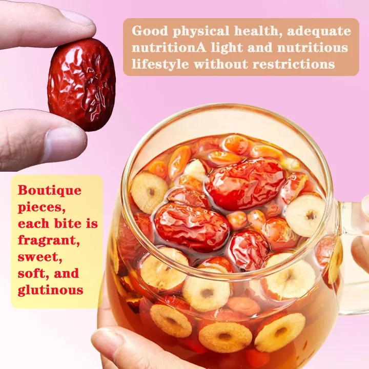 Jujube%20Date%20300g%20Dried%20Red%20Dates%20Fruit%20Jujubes%20Health%20Snack%20Dried%20Fruit%20Big%20&%20Sweet%20Delicious%20for%20Snacking,%20Brewing%20Tea,%20Soup,%20Baking,%20Oatmeal%20No%20Addition%20No%20Sulfur%20-%20Image%202