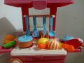 2 In 1 Kitchen Little Kitchen set Pretend Play set with Trolley Suitcase. 
