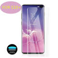 Samsung Galaxy S10 Plus UV Tempered Glass Screen Protector, Full Coverage, Liquid Dispersion, Bubble-Free Installation. 