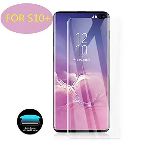 Samsung%20Galaxy%20S10%20Plus%20UV%20Tempered%20Glass%20Screen%20Protector,%20Full%20Coverage,%20Liquid%20Dispersion,%20Bubble-Free%20Installation%20-%20Image%204
