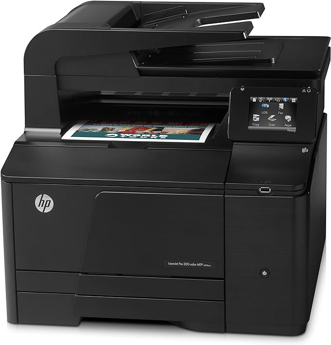 HP LaserJet Pro 200 color MFP Printer (M276nw) Wifi Wireless All in One ...