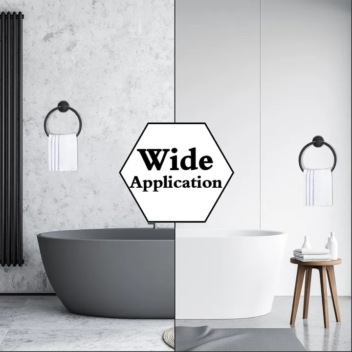 Alkhaleej%20Matte%20Black%20Towel%20Ring%20for%20Bathroom%201%20Pack,%20Kitchen%20Bath%20Towel%20Holder%20Hangers%20Wall%20Mount%20Heavy%20Duty%20Storage%20Stainless%20Steel%20-%20Image%205