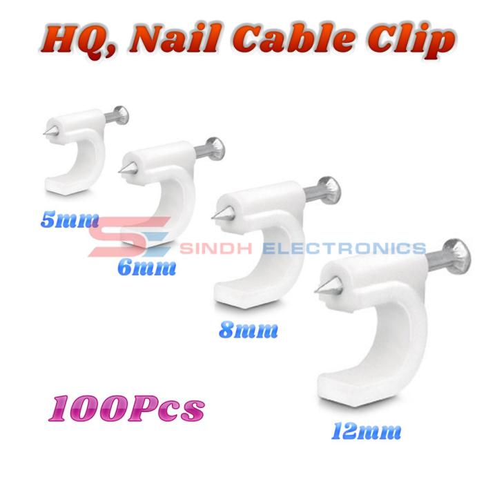100PCS Best Quality Nail Cable Clips