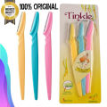 Original High Quality Tinkle Pack of 3 Tinkle Eyebrow Razor, Facial Hair Remover Eyebrow Trimmer, Sharp Mini Makeup Shapper. 