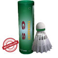 GS One | GS Ghafoor Gold | GS Tournament High Quality Nylon Shuttlecocks For Professional Badminton Indoor Game. 
