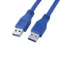 USB 3.0 Extension Cable USB to USB Wire Male To Male Connector USB Type A Radiator Hard Disk Webcam HHD Printer Modem Camera Set Up Box Laptop PC Windows 0.5 Meter. 
