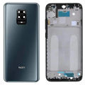 Xiaomi Redmi Note 9s Middle Frame Housing With Side Button and Camera Lens Complete Body Casing Replacement For Redmi Note 9s - Grey. 
