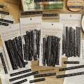 40 pcs Life Quotes Strip English sentence Stickers aesthetic Adhesive Diy Labels Stationery for Scrapbooking Diary Album. 