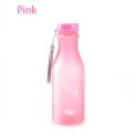 【HOT】 550ML Portable Sling Transparent Matte Water Cup Candy Color Water Bottles Drinking Cup Kettle Outdoor Sports Water Bottle. 