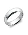 Silver Round Stainless Steel Ring for Men. 