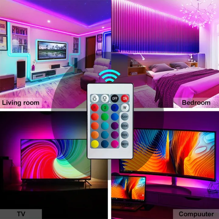 RGB%20LED%20Strip%20Lights%20Self-Adhesive%20Waterproof%20Color%20Changing%20Remote%20Control%20Complete%20kit%20with%2012V%20Adapter%202835.%20RGB%20Lights%20Strip%20for%20PC%20Gaming,%20Bedroom,%20Kitchen,%20and%20Home%20Decoration%20-%20Image%202