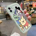 chenyyka For Huawei Mate 20 Mate 20 Pro Case Cartoon Winnie the Pooh Pattern Colorful Lovely Cream Wave Border Soft Clear Shockproof Phone Cases Creative Camera Transparent Casing Simple Gentle Protective Cover. 